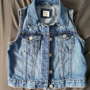 GAP Girl’s Blue Denim Vest, Sz. M